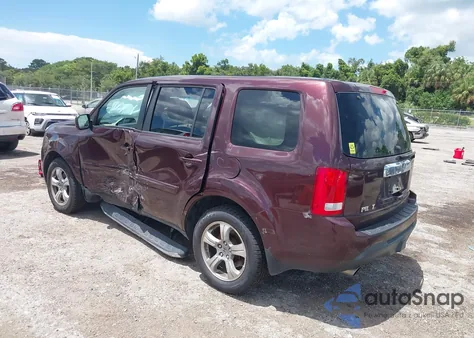 2014 Honda Pilot Ex-L from USA, damaged, VIN 5FNYF3H55EB023107